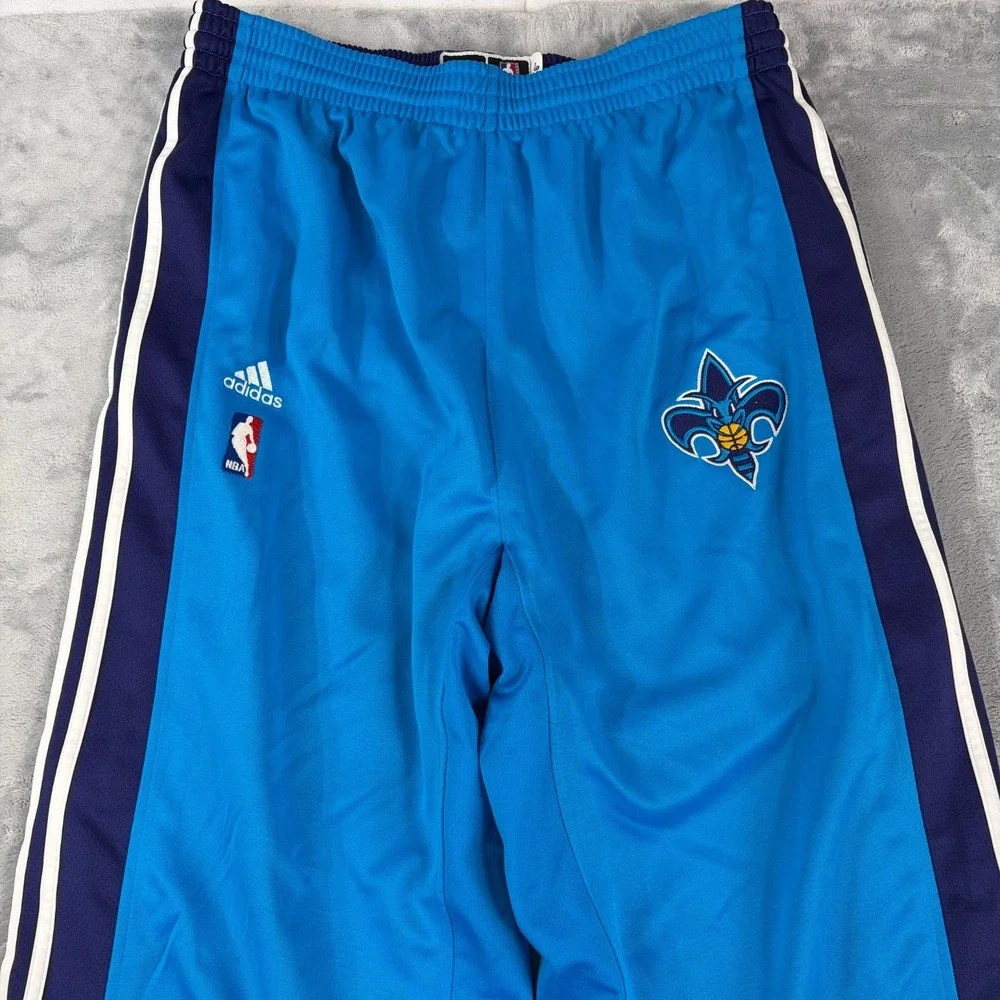 New Orleans Hornets Team Issued Tear Away Adidas Pants 2009/10 Season 2XLT +6